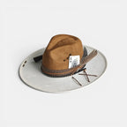Chapeau Fedora Effet Suédine Carte As et Plume Homme La Boutique du Chapeau