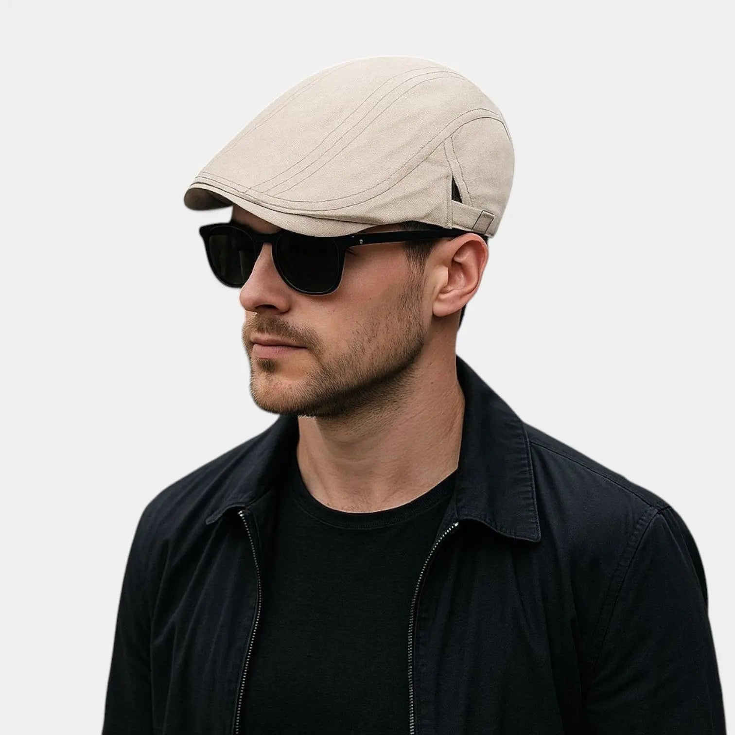 Casquette Gavroche Coton Structuré Languette Réglable Homme La Boutique du Chapeau