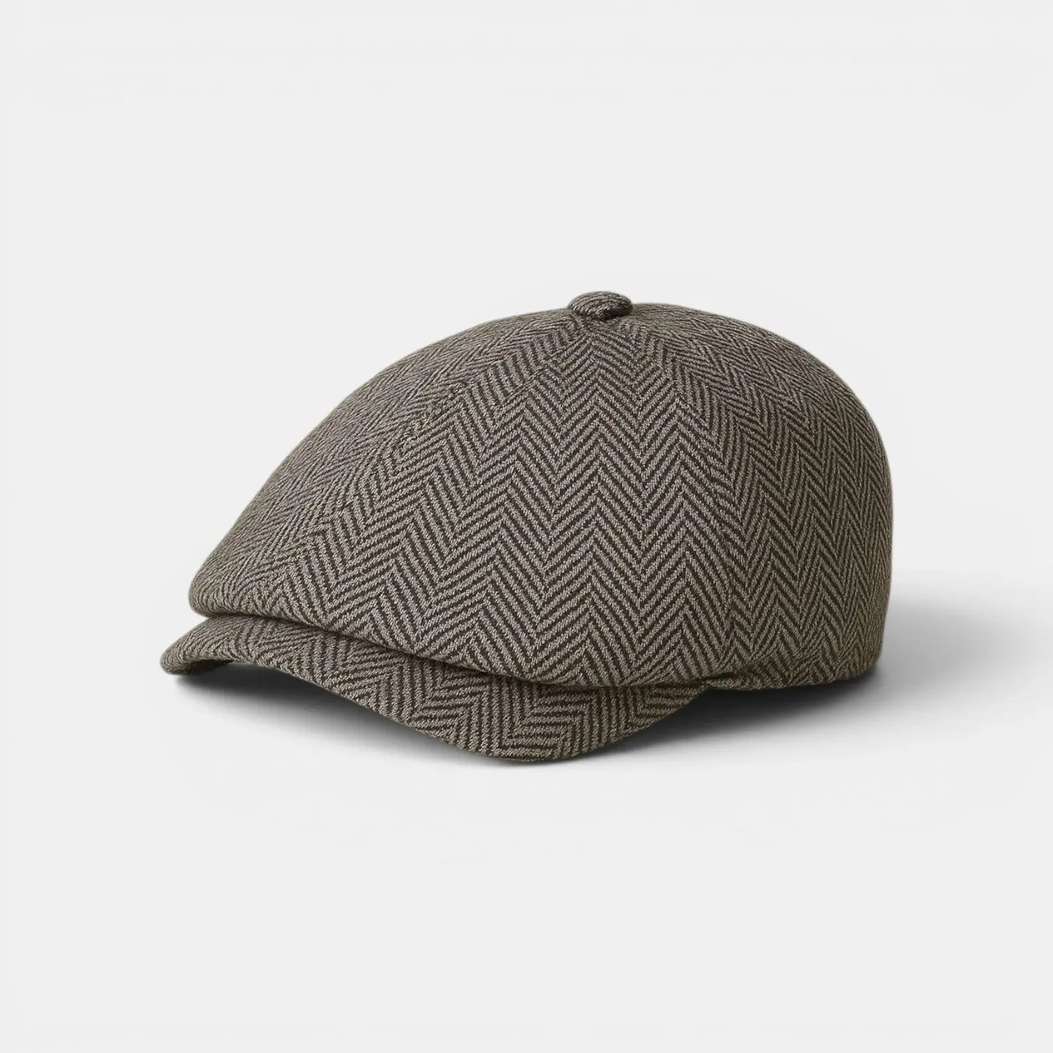 Casquette Gavroche Tweed Herringbone Homme La Boutique du Chapeau