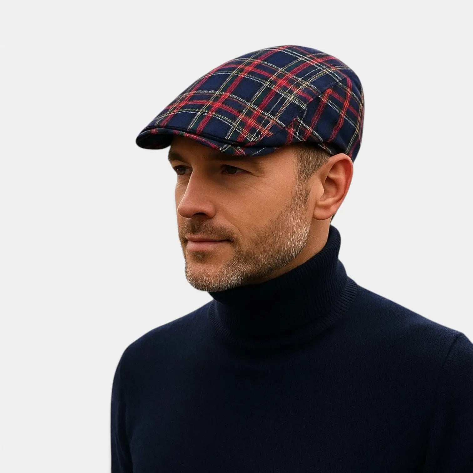 Casquette Gavroche Coton Tartan Homme La Boutique du Chapeau