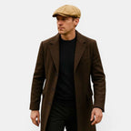 Casquette Gavroche Coton 8 Panneaux Structuré Beige Homme La Boutique du Chapeau