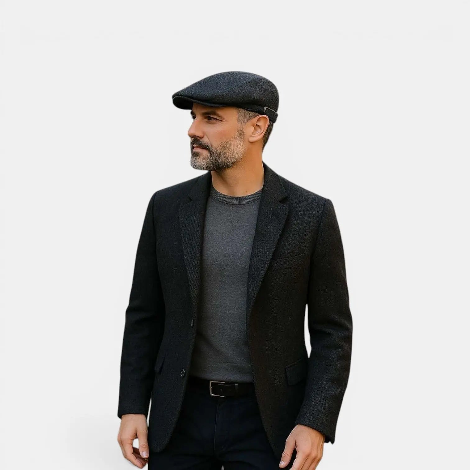 Béret Gavroche Chevron Sangle Ajustable Homme La Boutique du Chapeau