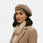 Béret Tricot Respirant Style Parisien Femme La Boutique du Chapeau