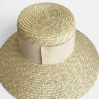 Chapeau Paille Bord Large Femme Ruban Crème La Boutique du Chapeau