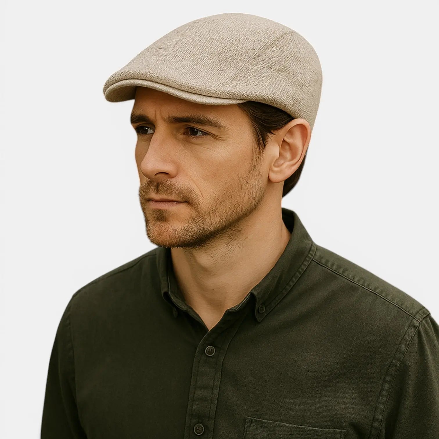 Béret Gavroche Lin Homme La Boutique du Chapeau