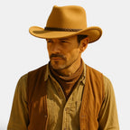 Chapeau Cowboy Feutrine Tressé Homme Femme La Boutique du Chapeau
