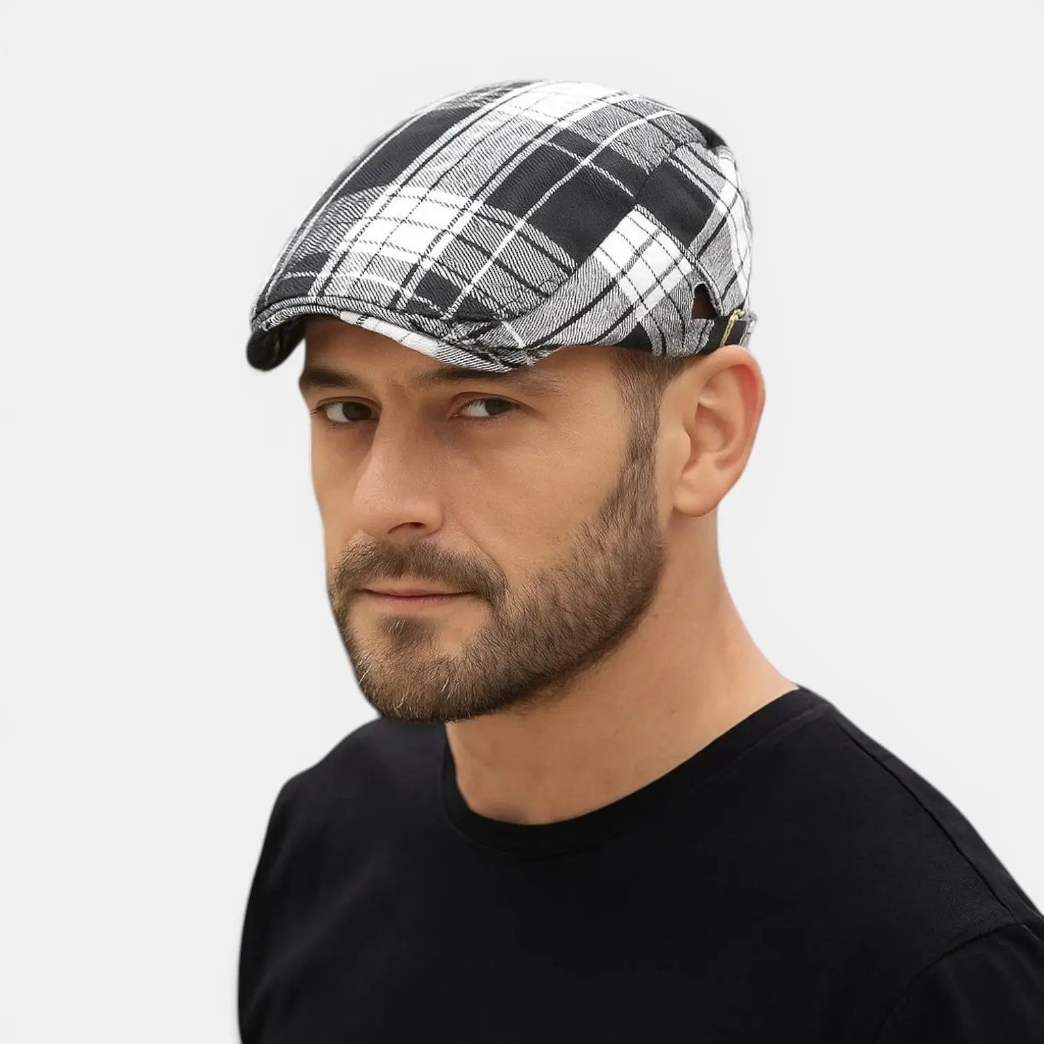 Casquette Gavroche Coton Carreaux Homme La Boutique du Chapeau
