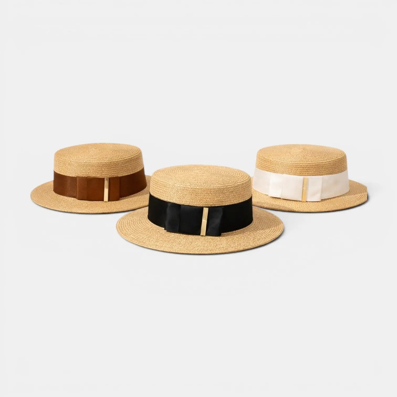 Chapeau Paille Canotier Bord Large Femme La Boutique du Chapeau