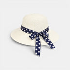 Chapeau Paille Ruban à Pois Femme La Boutique du Chapeau