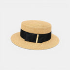 Chapeau Paille Canotier Bord Large Femme La Boutique du Chapeau