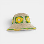 Bob Paille Crochet Fleurs Femme La Boutique du Chapeau