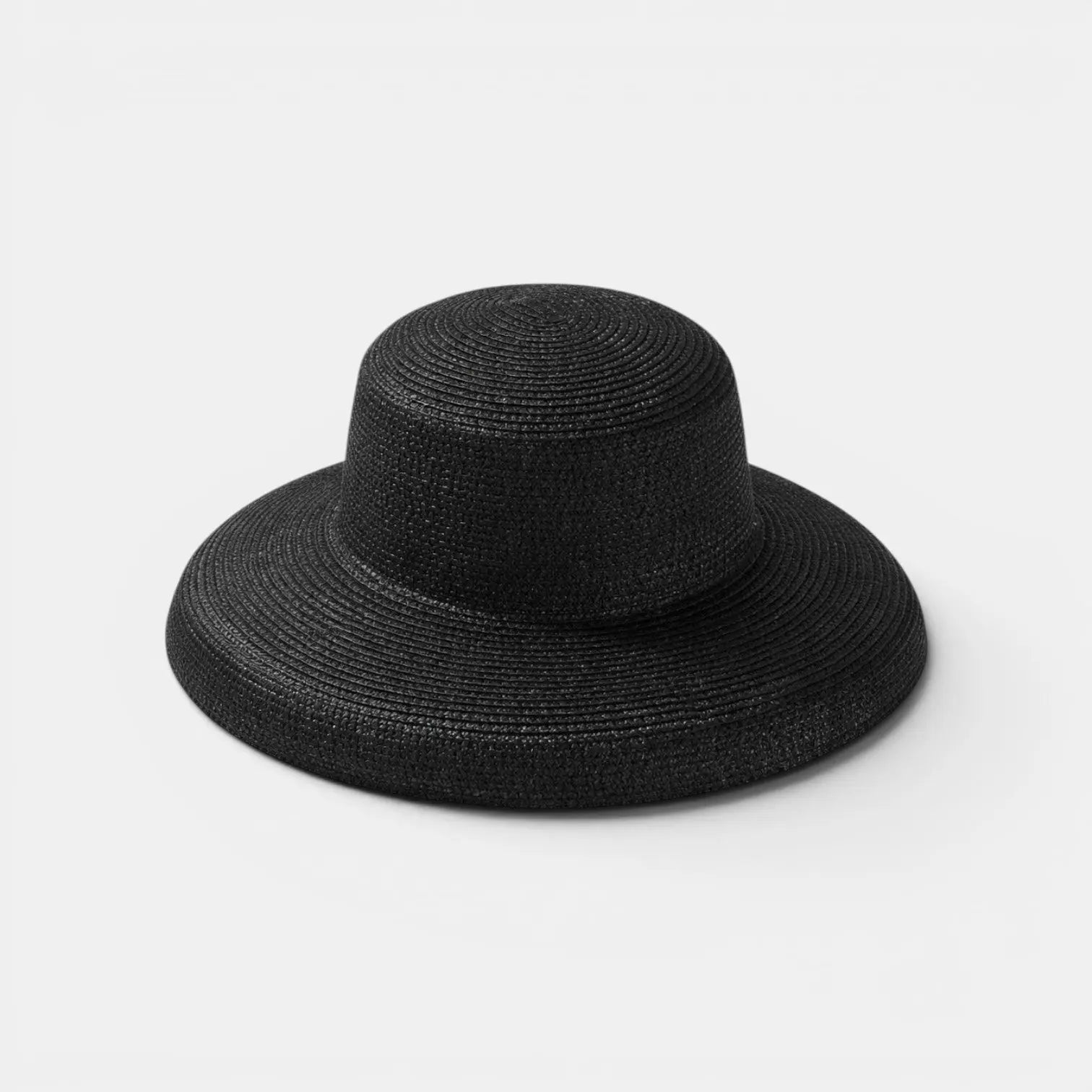 Chapeau Paille Bord Large Forme Structurée Femme
