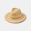 Chapeau Paille Fedora Brodé Femme La Boutique du Chapeau