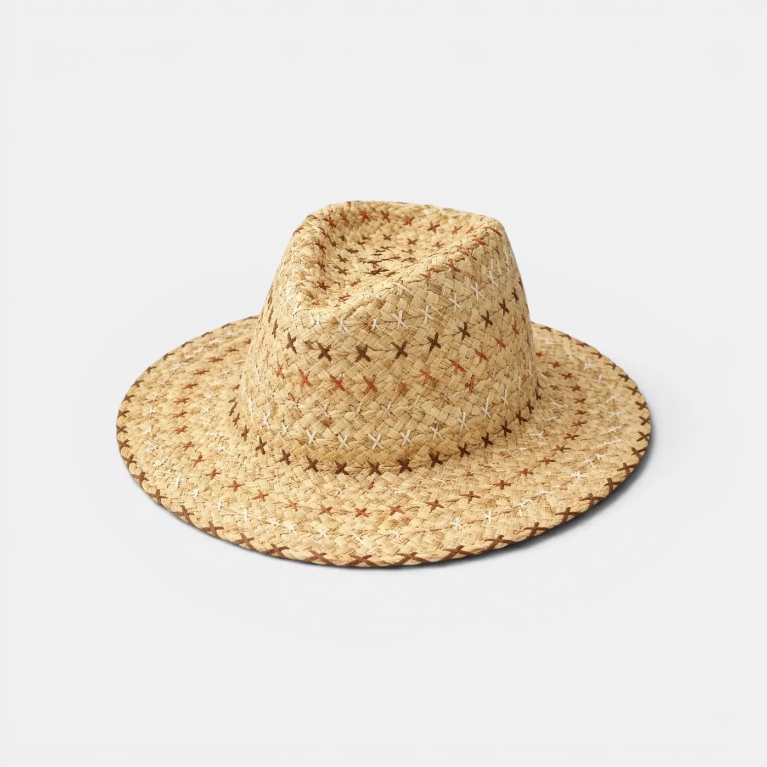 Chapeau Paille Fedora Brodé Femme La Boutique du Chapeau