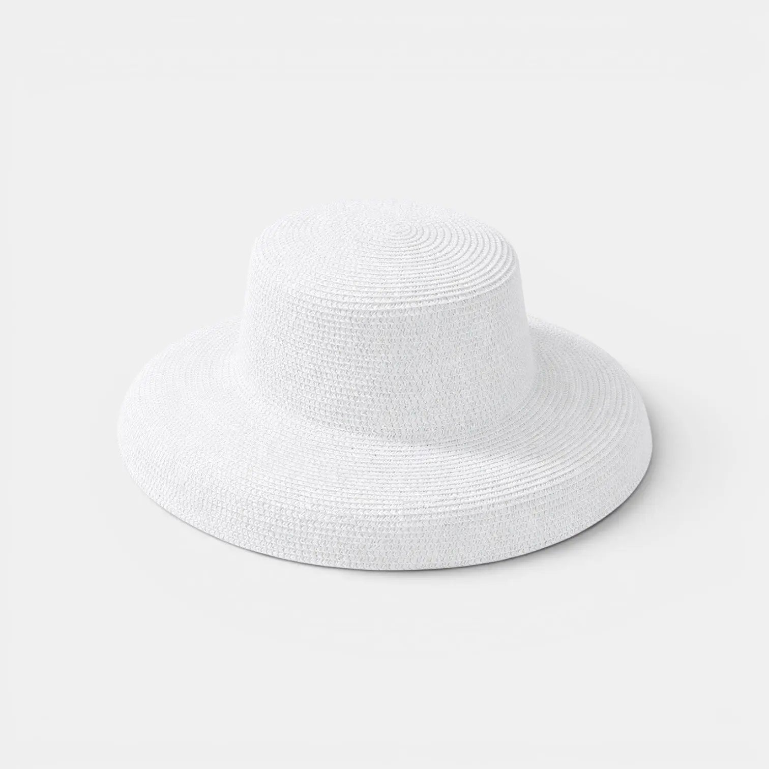 Chapeau Paille Bord Large Forme Structurée Femme