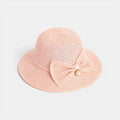 Chapeau Paille Crochet Nœud Perle Femme La Boutique du Chapeau