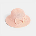 Chapeau Paille Crochet Nœud Perle Femme La Boutique du Chapeau