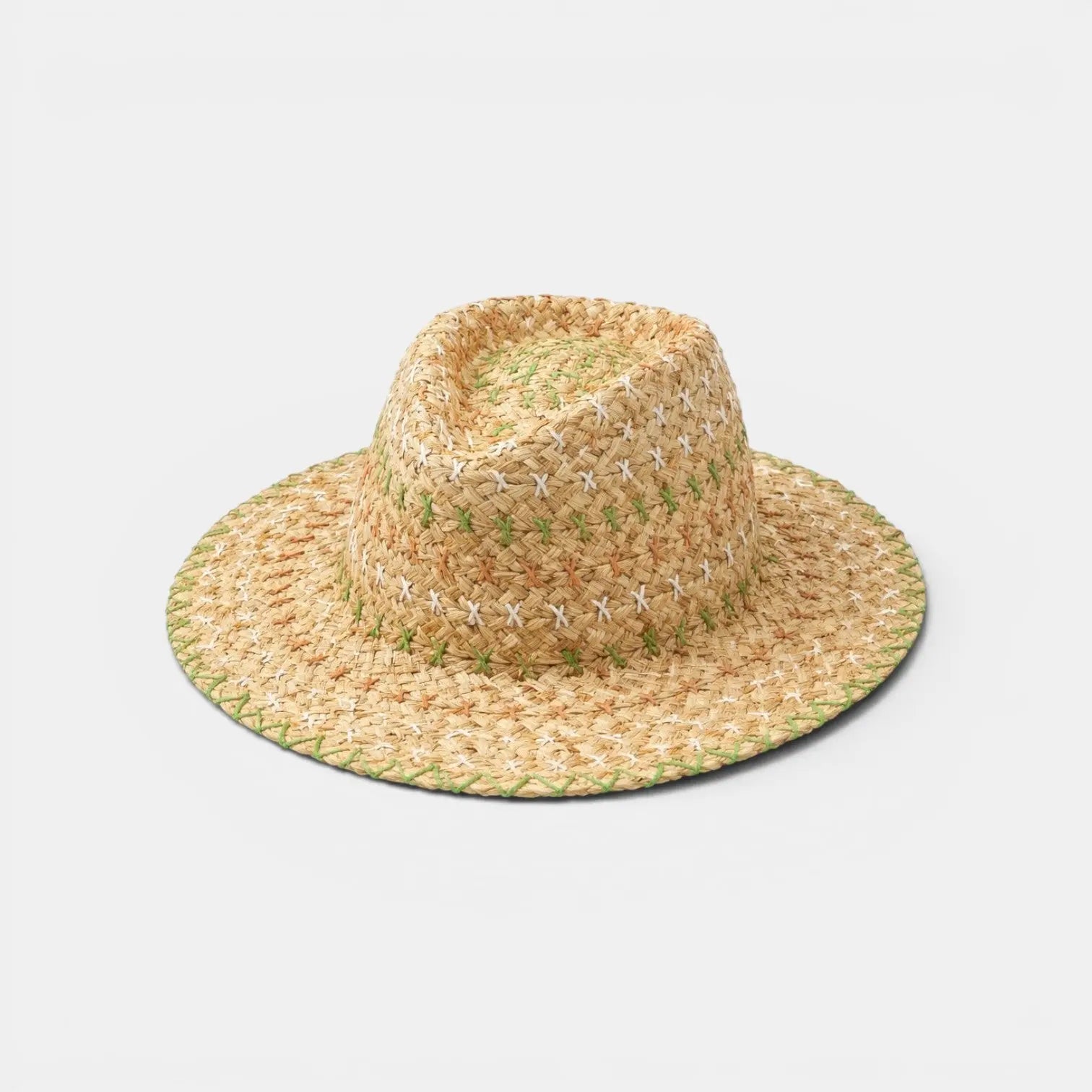 Chapeau Paille Fedora Brodé Femme La Boutique du Chapeau