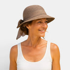 Chapeau Paille Bord Large Nœud Ruban Femme La Boutique du Chapeau