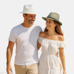 Chapeau Paille Panama Bandeau Chaîne Femme Homme La Boutique du Chapeau