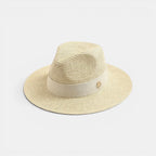 Chapeau Panama Paille Bande Contrastée Unisexe La Boutique du Chapeau