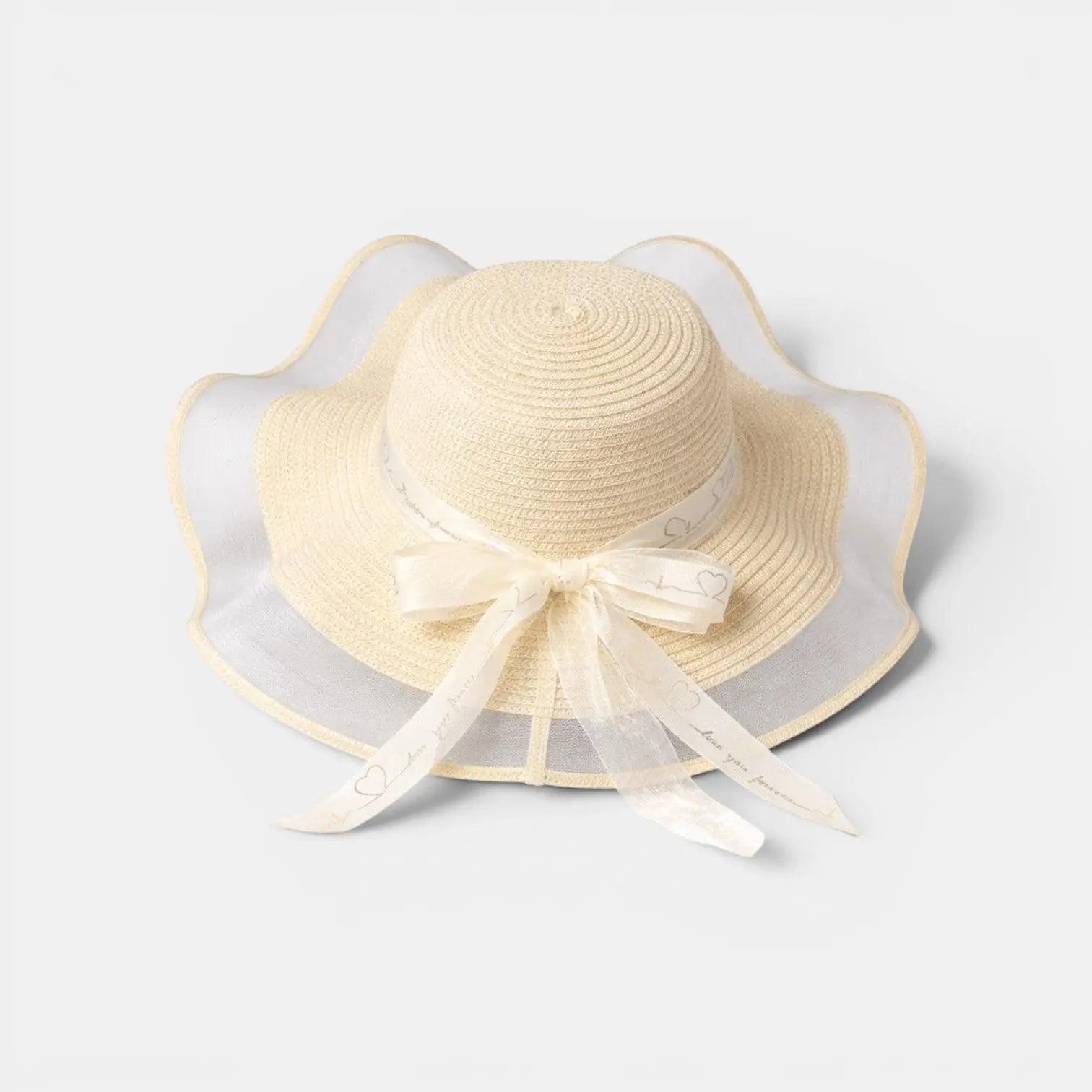 Chapeau Paille Bord Large Voilage Femme La Boutique du Chapeau