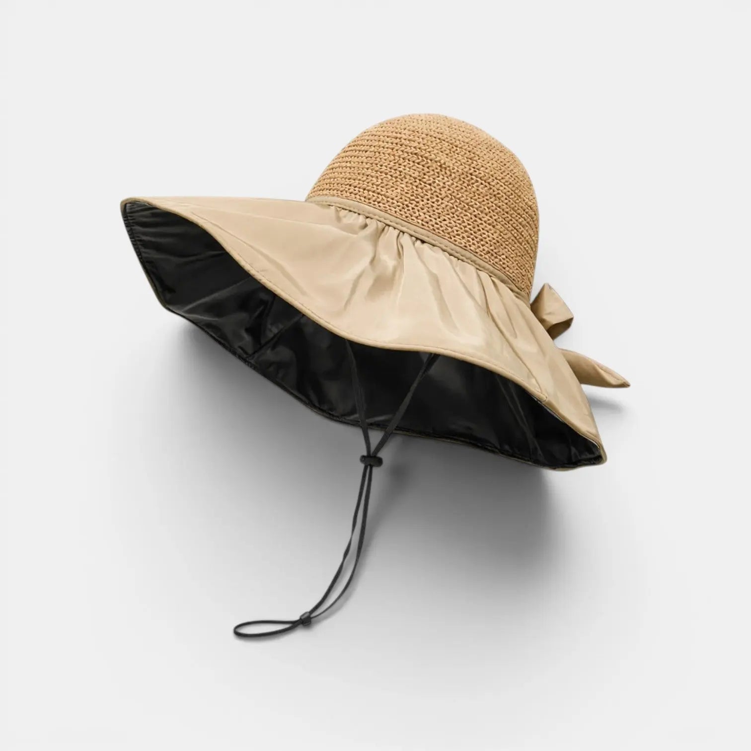 Chapeau Paille Bord Large Anti-UV Femme