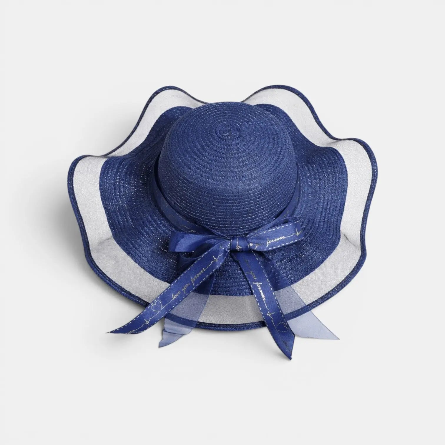 Chapeau Paille Bord Large Voilage Femme La Boutique du Chapeau