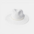 Chapeau Paille Panama Bandeau Chaîne Femme Homme La Boutique du Chapeau