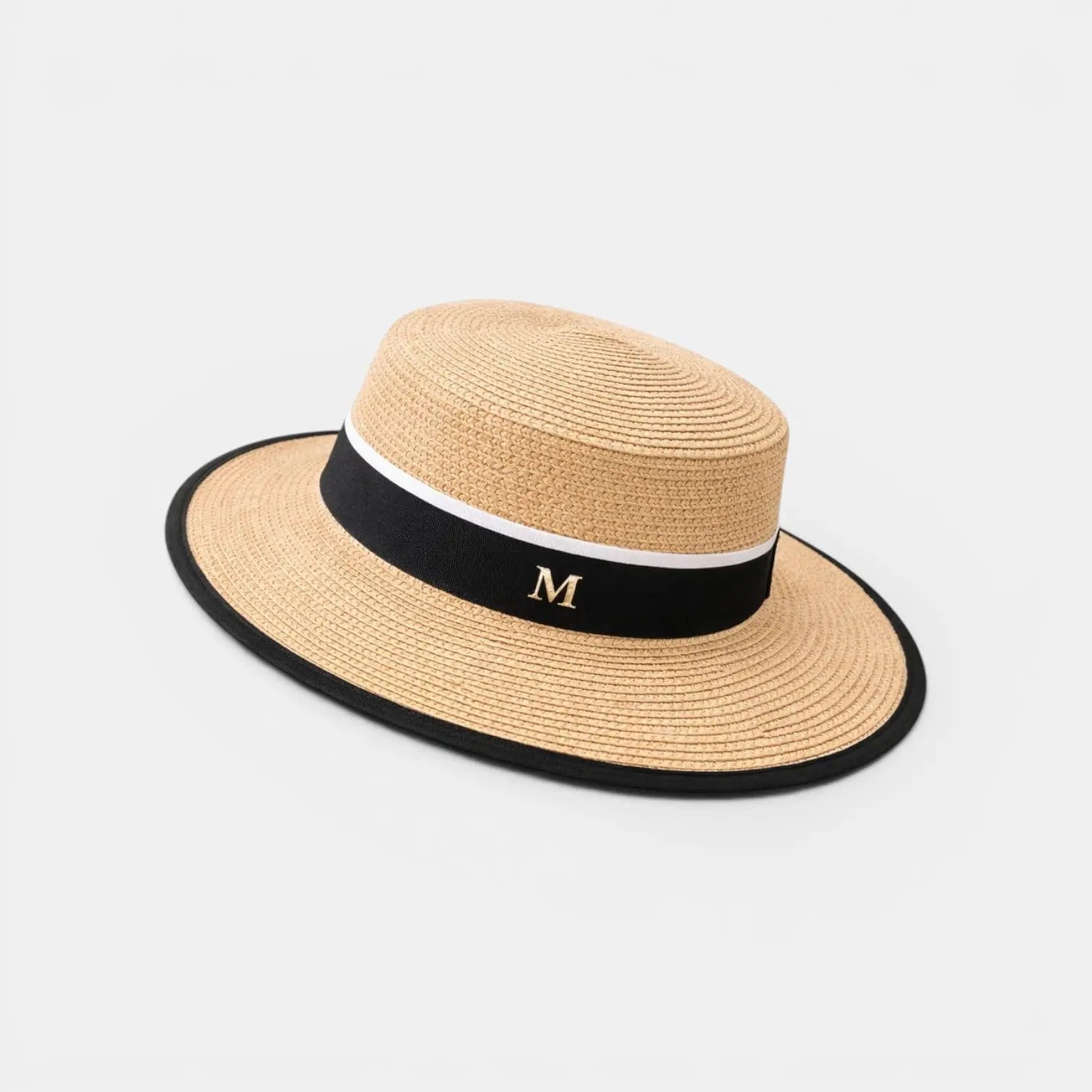 Chapeau Panama Paille Bord Large Femme
