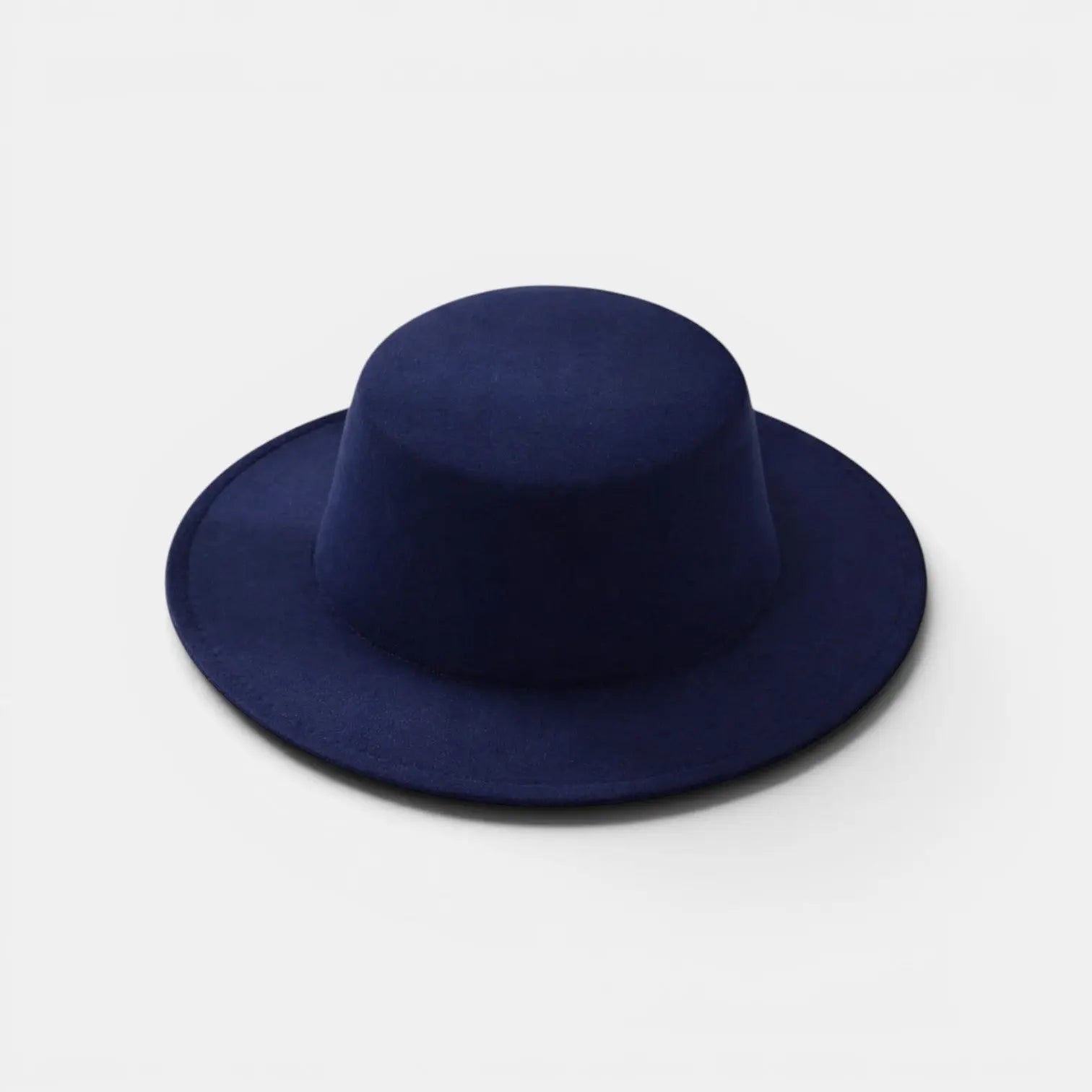 Chapeau Fedora Coton Calotte Ronde Bord Plat Unisexe La Boutique du Chapeau