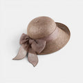 Chapeau Paille Bord Large Nœud Ruban Femme La Boutique du Chapeau