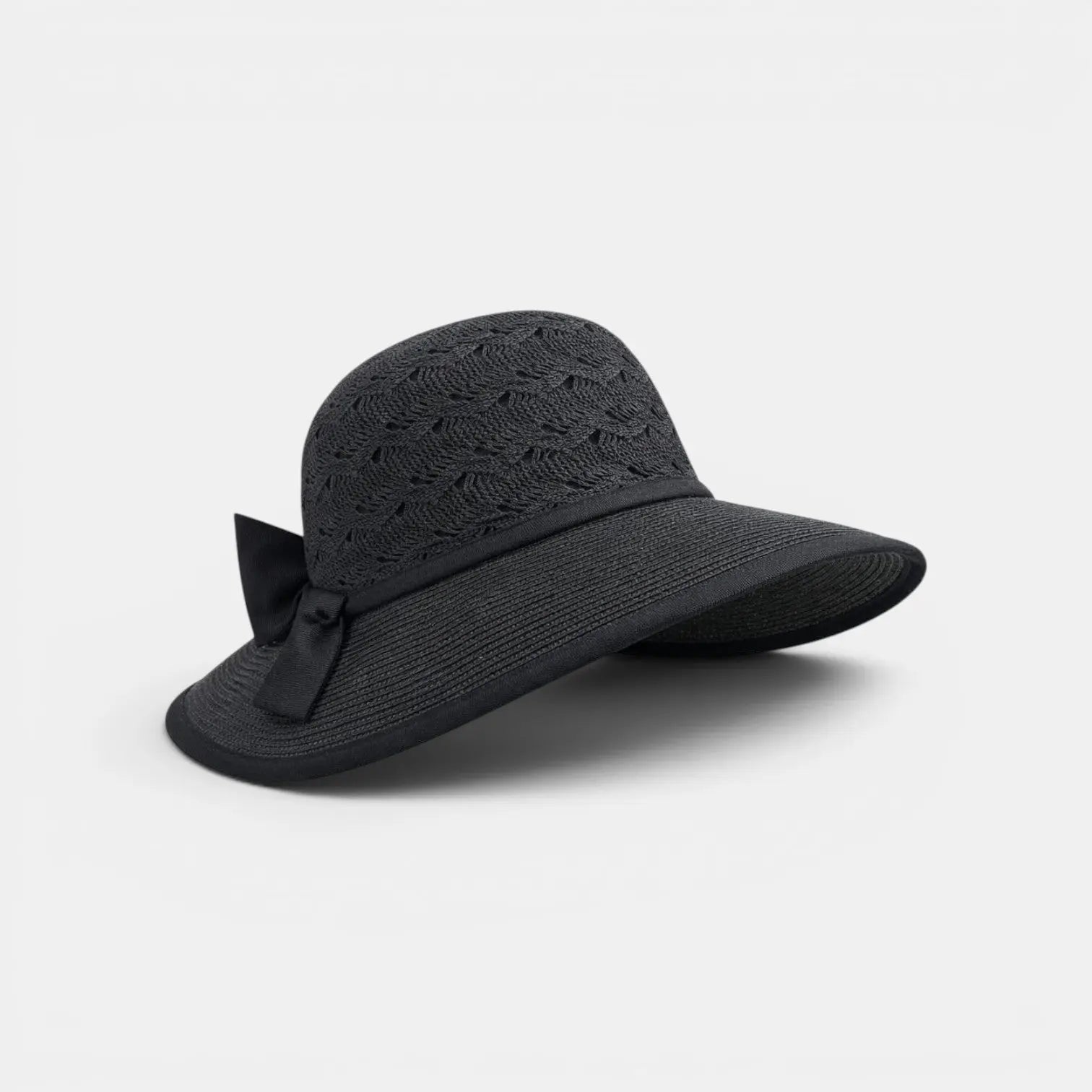 Chapeau Paille Visière Large Noeud Femme La Boutique du Chapeau