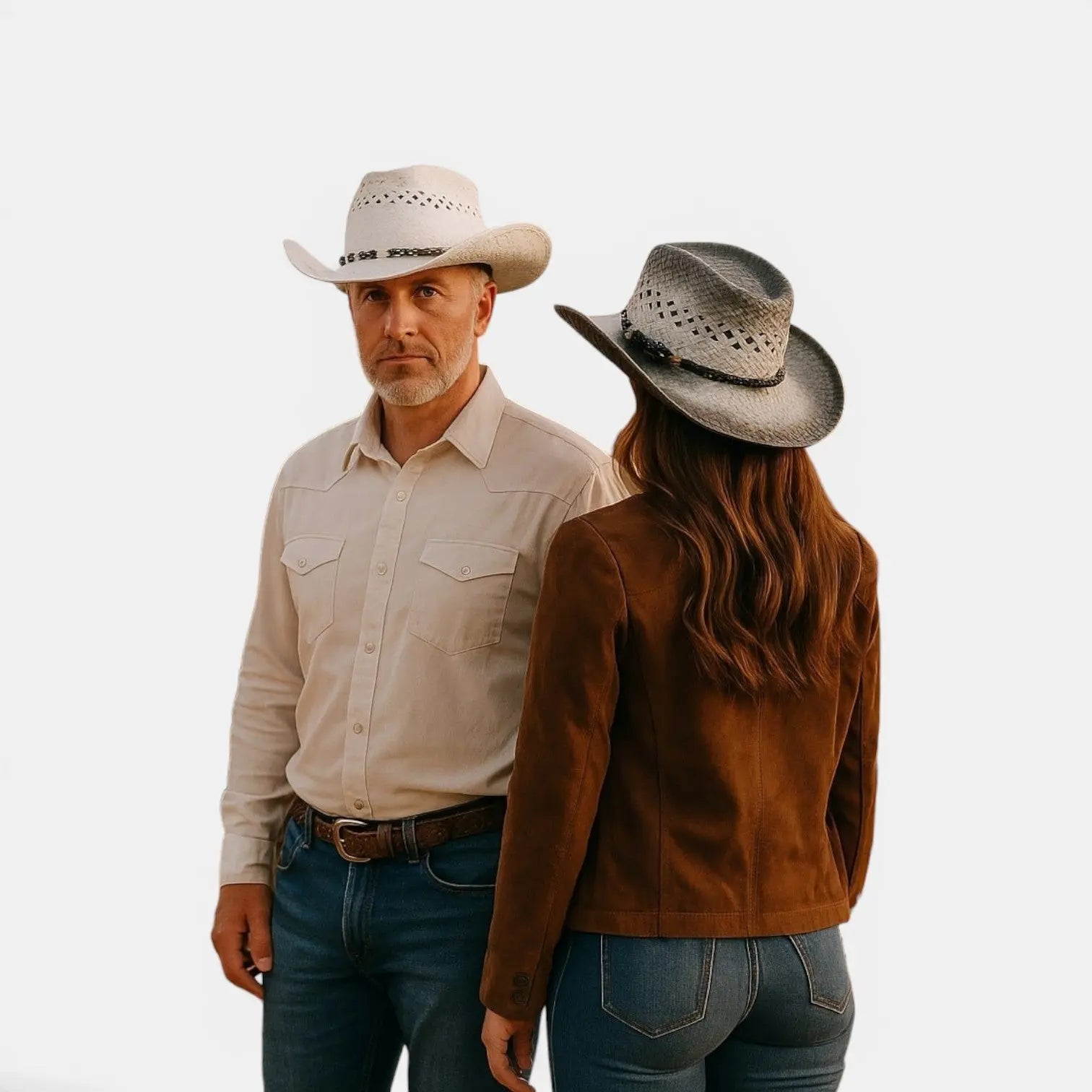 Chapeau Cowboy Paille Ajouré Unisexe La Boutique du Chapeau