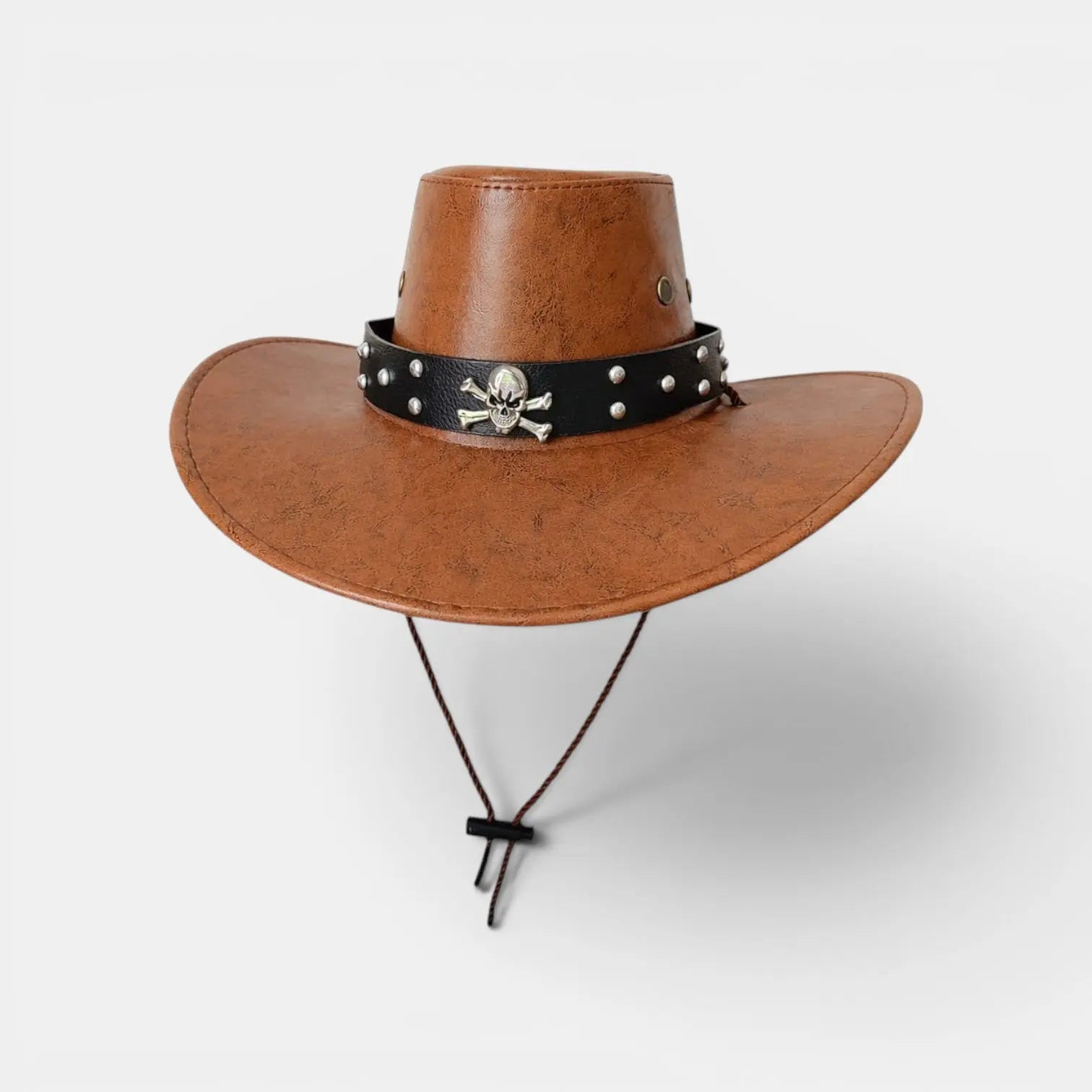 Chapeau Cowboy Cuir Bord Large Unisexe La Boutique du Chapeau