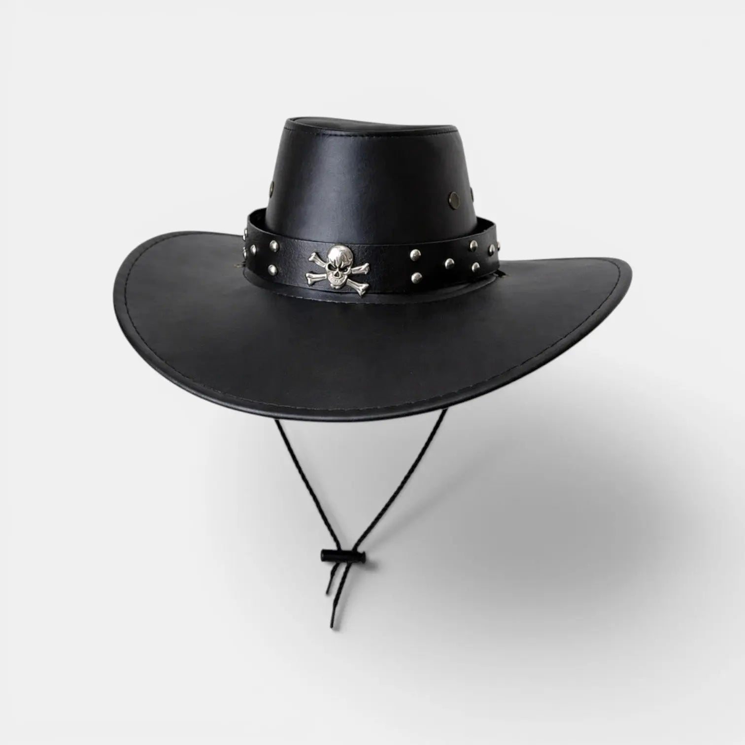 Chapeau Cowboy Cuir Bord Large Unisexe La Boutique du Chapeau