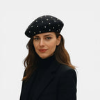 Béret Laine Strass Femme La Boutique du Chapeau