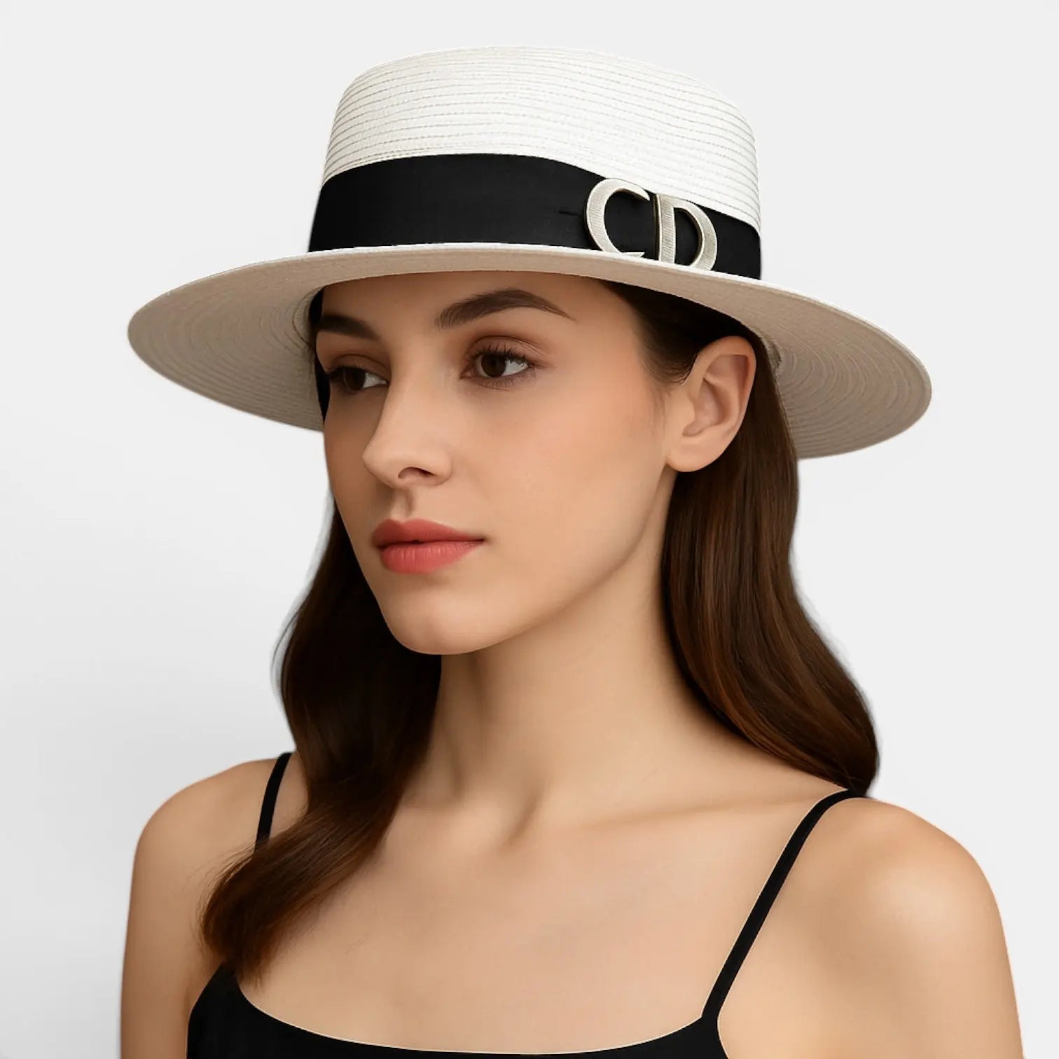 Chapeau Paille Bord Large Femme Canotier La Boutique du Chapeau