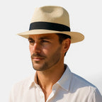 Chapeau Panama Paille Tressée Homme Classique La Boutique du Chapeau