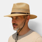 Chapeau Panama Paille Aéré Cordon Homme La Boutique du Chapeau