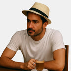 Chapeau Panama Paille Tressée Fedora Unisexe La Boutique du Chapeau