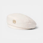 Béret Coton Femme Broche Initiale G La Boutique du Chapeau