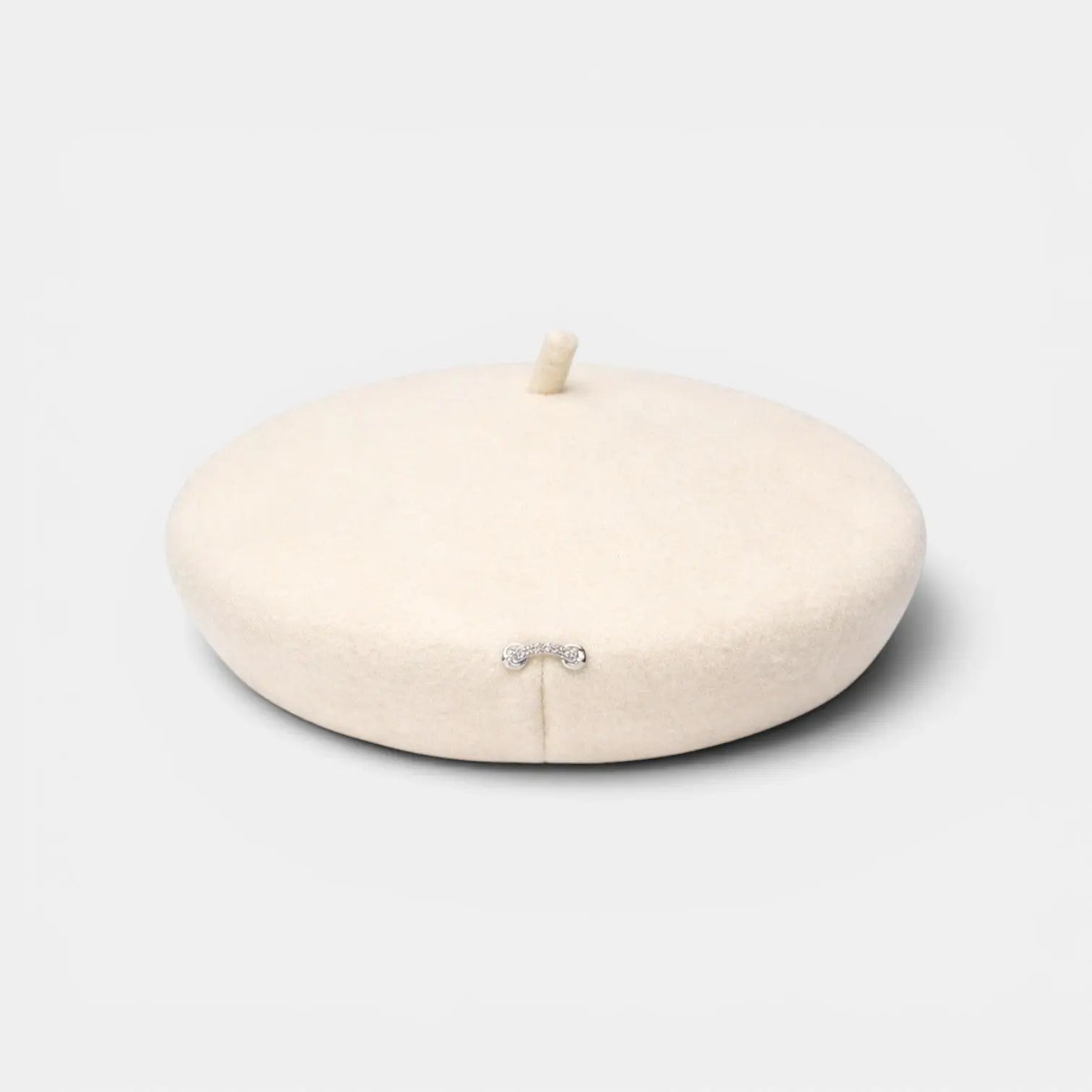 Béret Laine Femme avec Broche Fantaisie