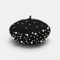 Béret Laine Perles et Strass Femme La Boutique du Chapeau
