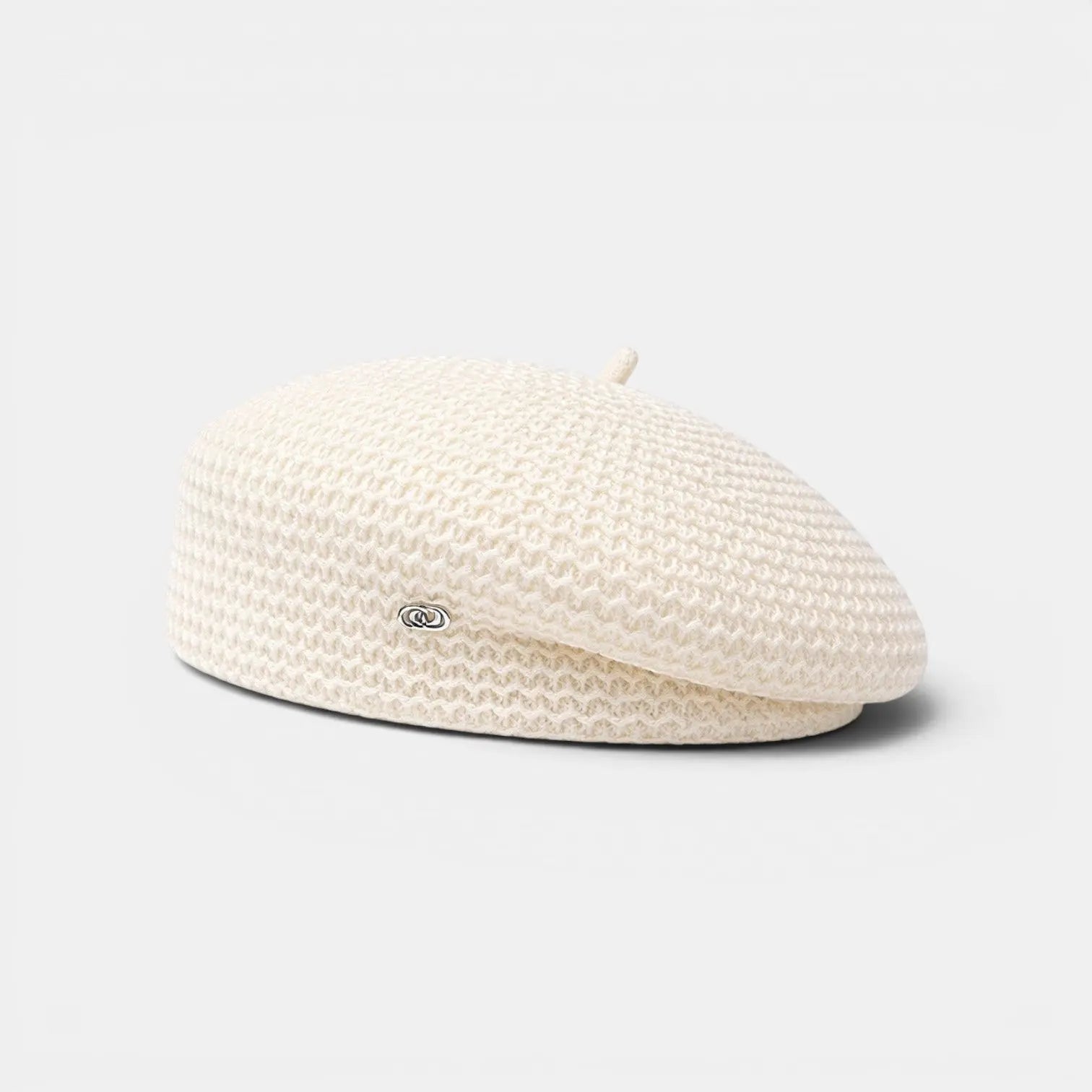 Béret Tricot Respirant Style Parisien Femme