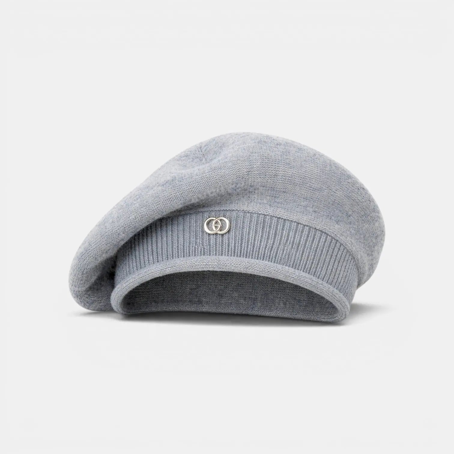 Béret Laine Tricoté Femme avec Insigne Métal La Boutique du Chapeau