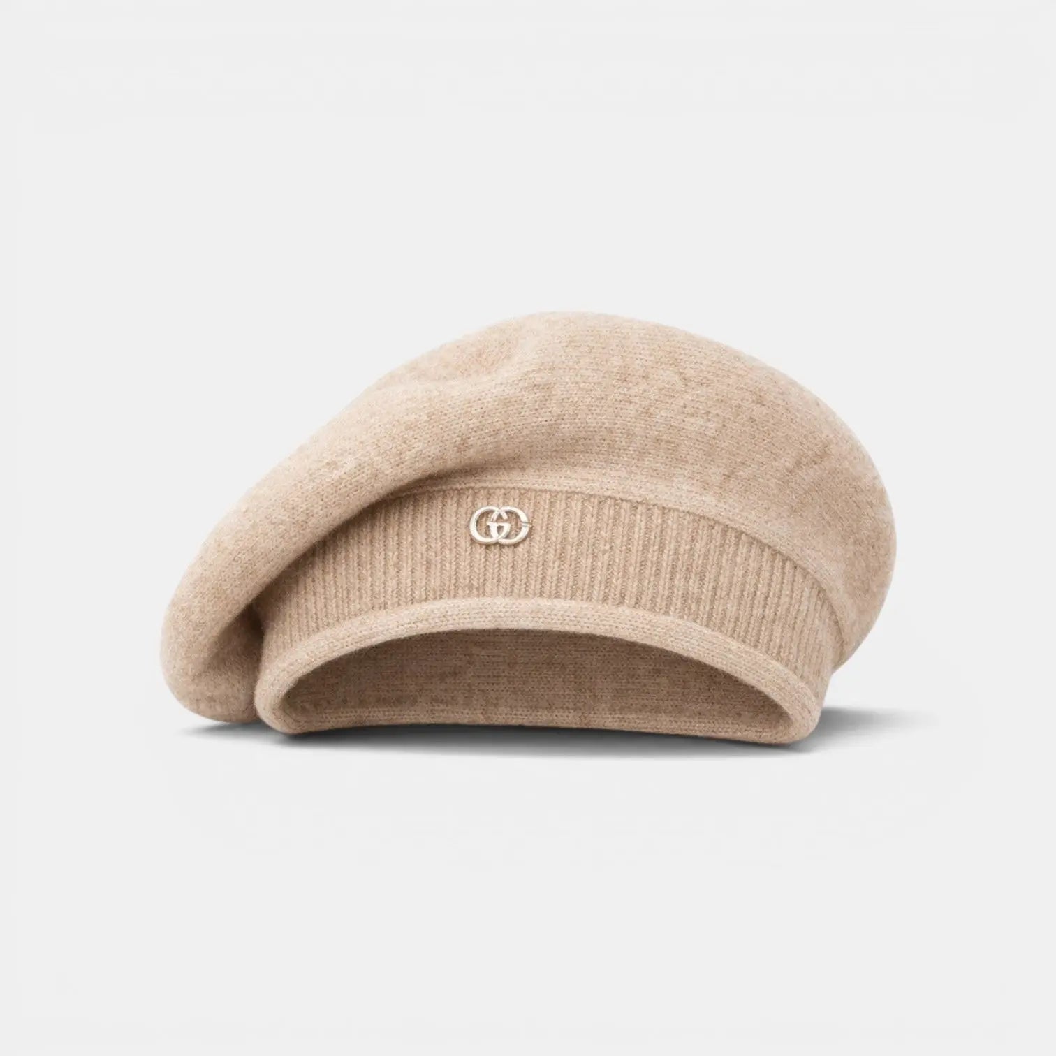 Béret Laine Tricoté Femme avec Insigne Métal La Boutique du Chapeau