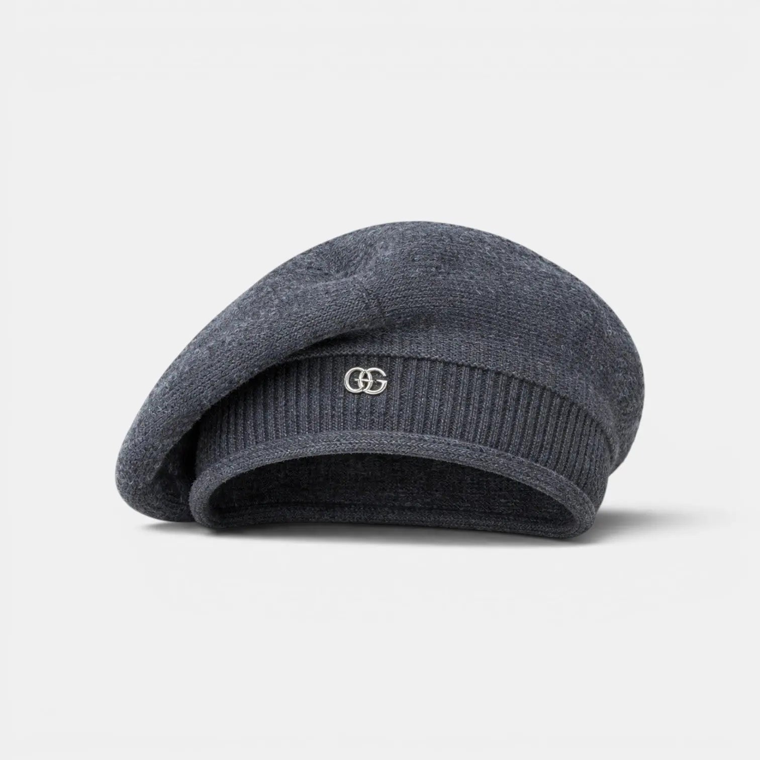 Béret Laine Tricoté Femme avec Insigne Métal La Boutique du Chapeau