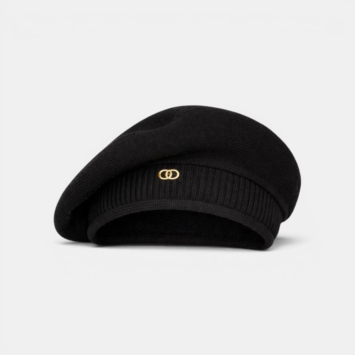 Béret Laine Tricoté Femme avec Insigne Métal La Boutique du Chapeau