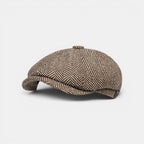 Casquette Gavroche Tweed Chevron Homme La Boutique du Chapeau